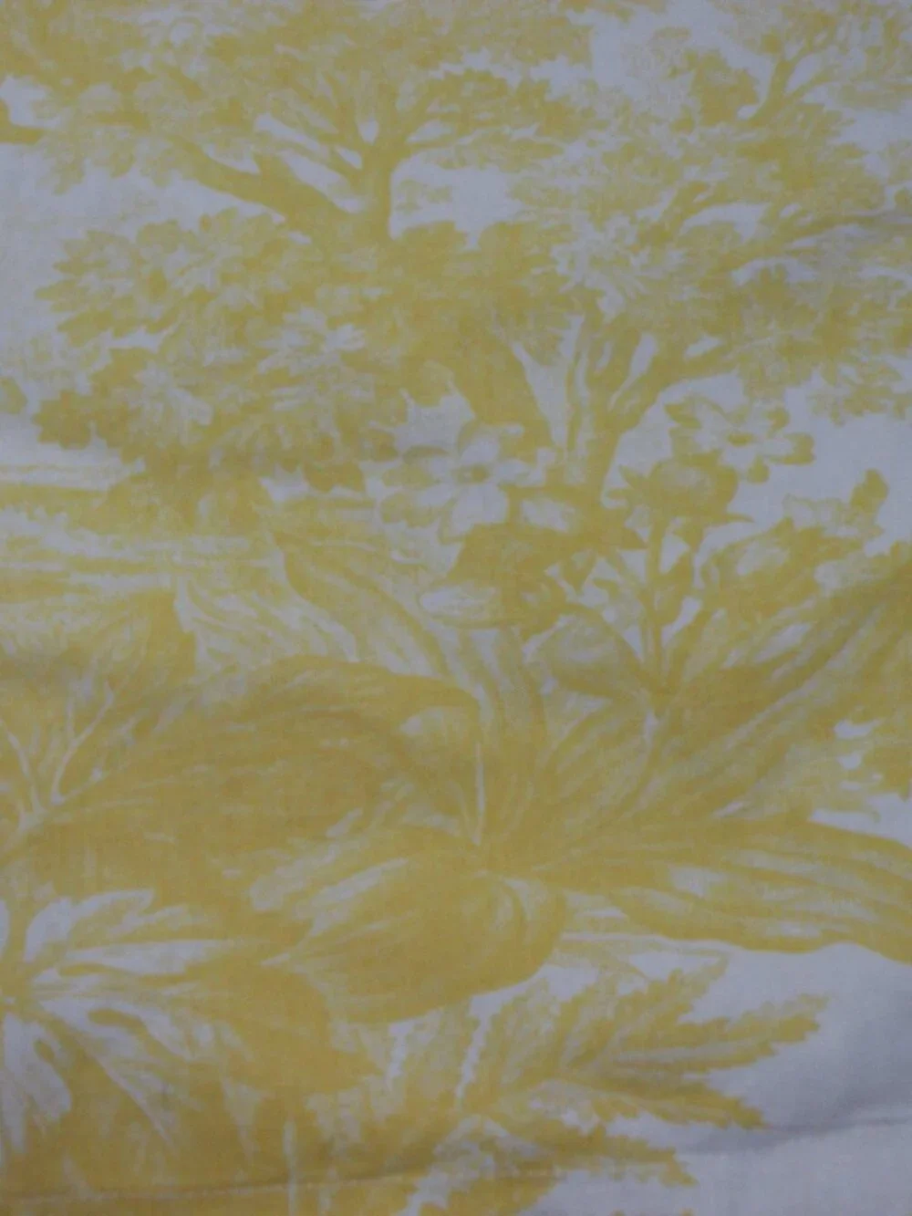 Pottery Barn Linen Blend Yellow Matine Toile Pottery Barn 2 Standard SHAMS